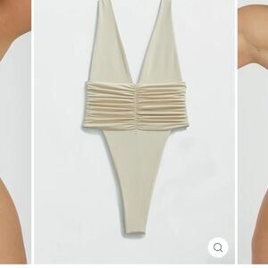 Riot Swim Echo in Coconut. Size small (2-4) according to Riot Swim size chart.